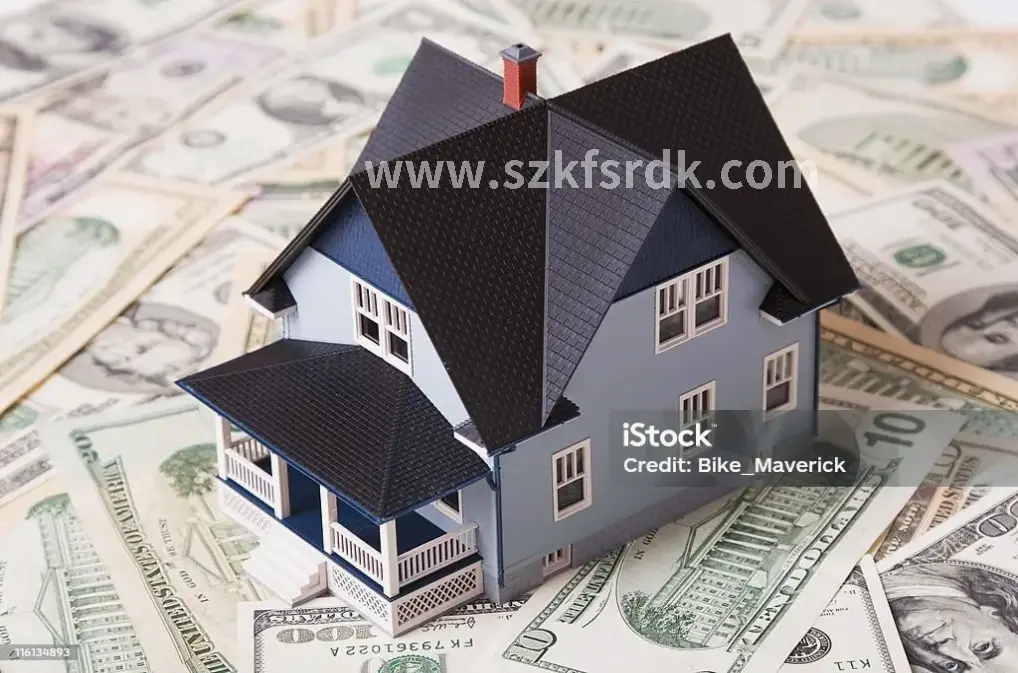 现代金融大厦和金融科技的象征图